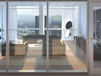 EI30 Brandschutz-Rahmenverglasung für transparente Raumabschlüsse mit Feuerwiderstand und klarer architektonischer Linienführung